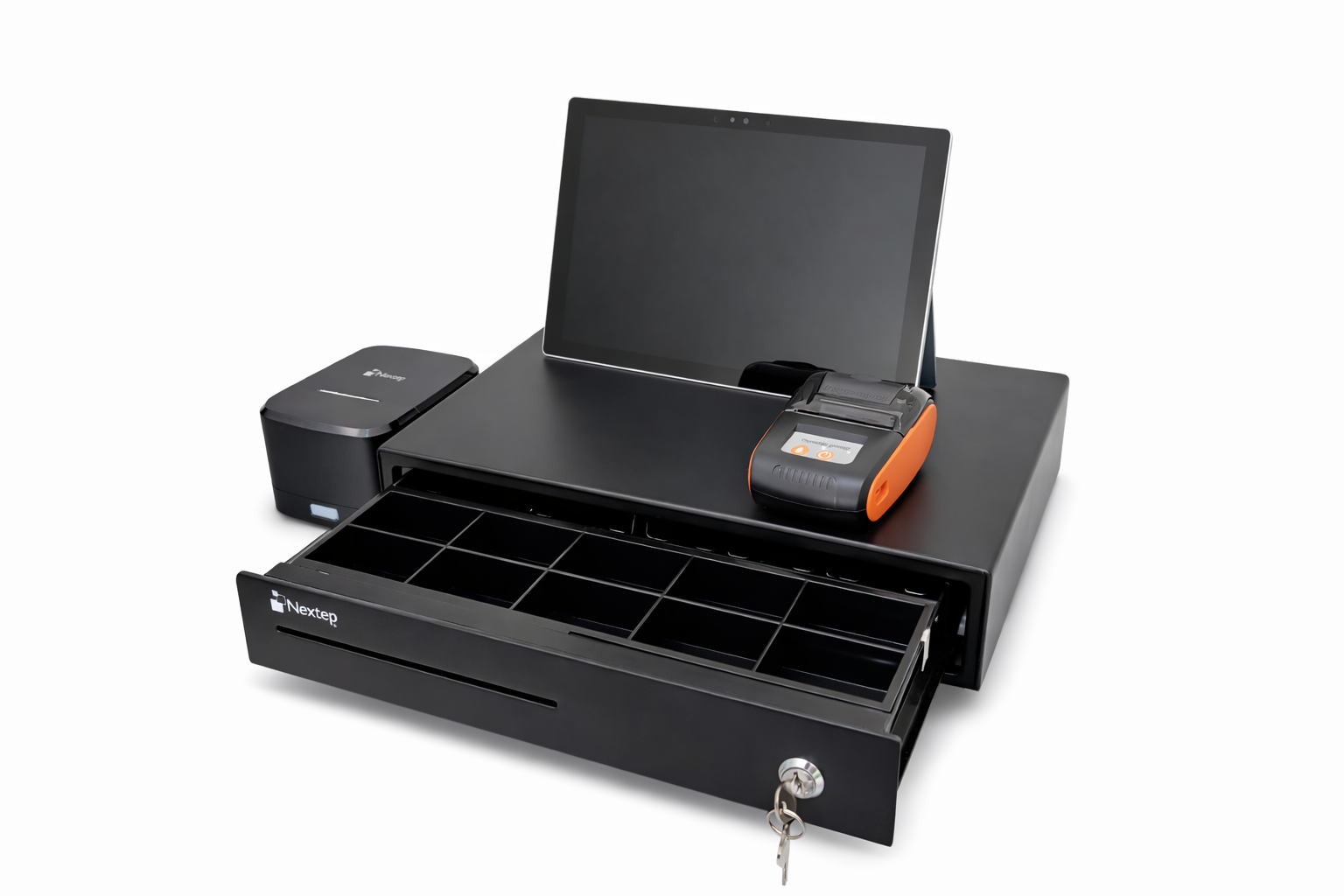 Kit Punto de Venta con Tablet, Impresora Cajón de Dinero + Impresora Comandas